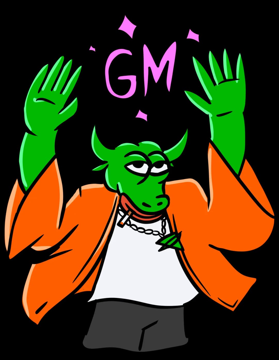 bull_with_GM_sign