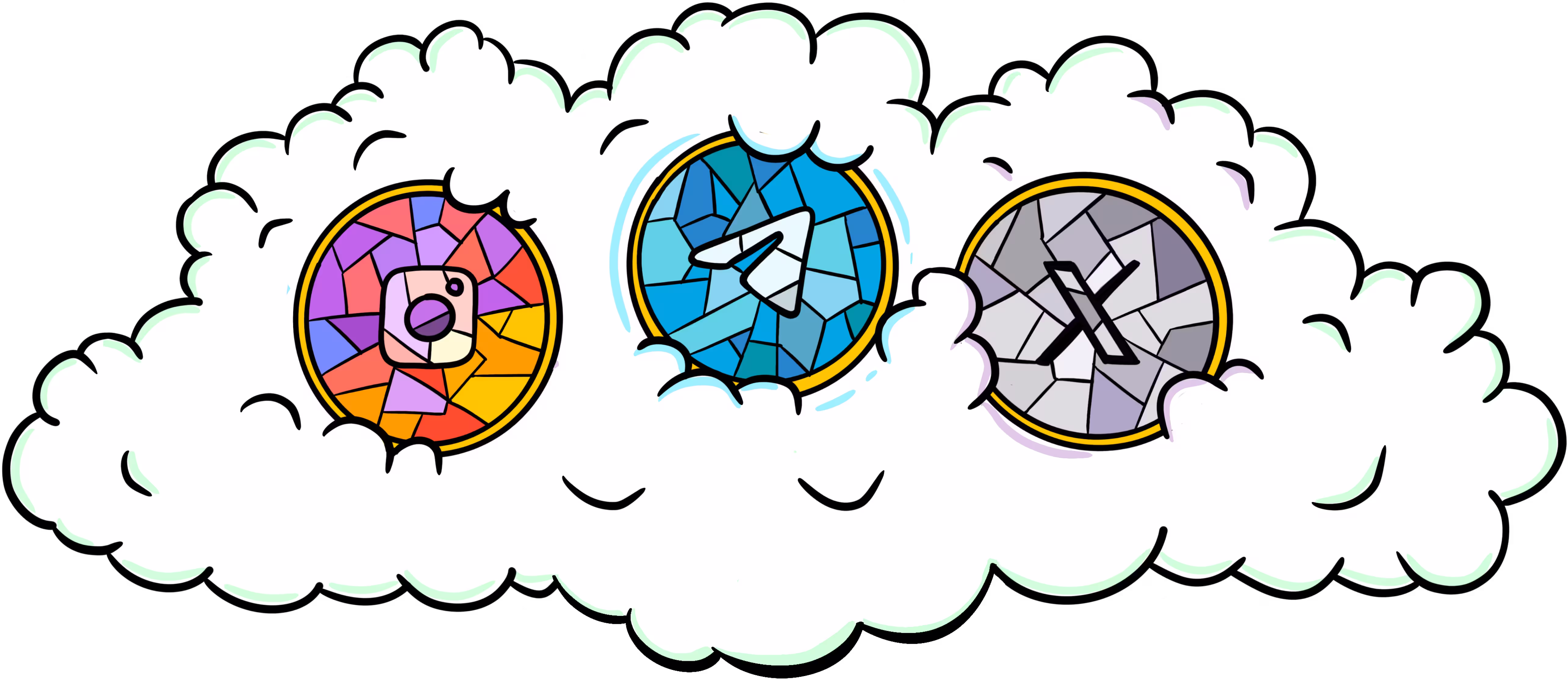 cloud-with-social-media-icons